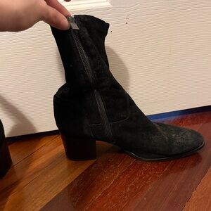 Aquatalia Black Heeled Boots
